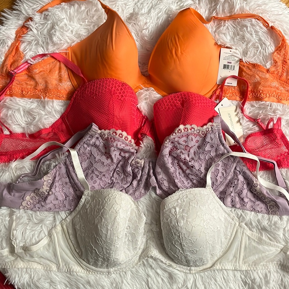Half NWT- 4 mix and match bras-